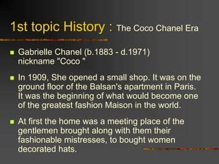 why was Chanel nicknamed coco